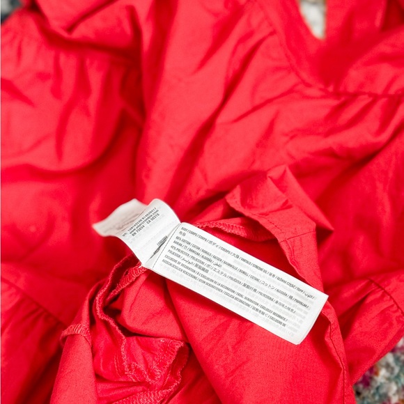 Abercrombie & Fitch Angel Sleeve Trapeze Mini Dress - Picture 14 of 14